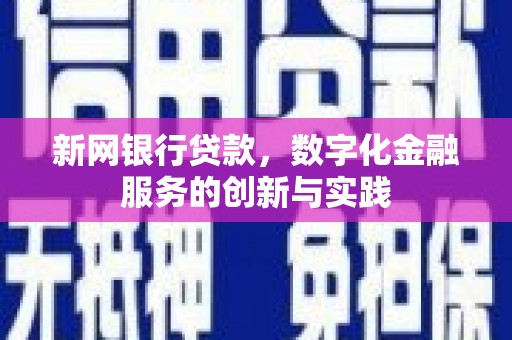 永泰新网银行贷款，数字化金融服务的创新与实践