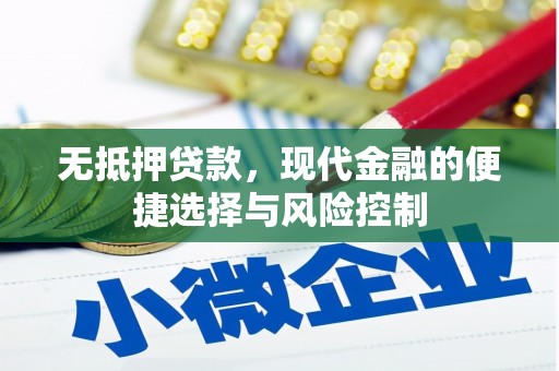 永泰无抵押贷款，现代金融的便捷选择与风险控制