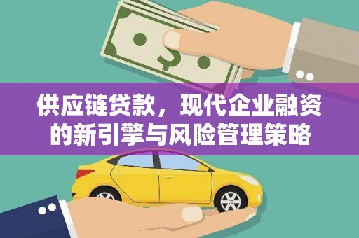 永泰供应链贷款，现代企业融资的新引擎与风险管理策略