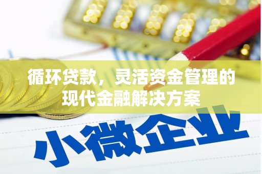 永泰循环贷款，灵活资金管理的现代金融解决方案