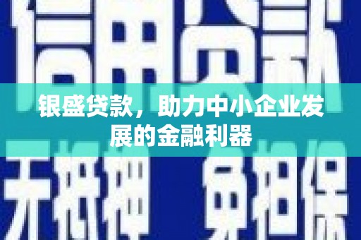 永泰银盛贷款，助力中小企业发展的金融利器