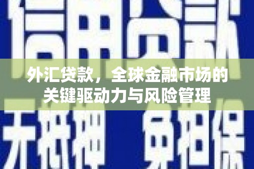 永泰外汇贷款，全球金融市场的关键驱动力与风险管理