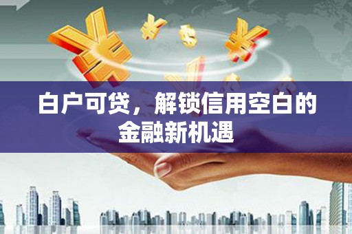 永泰白户可贷，解锁信用空白的金融新机遇