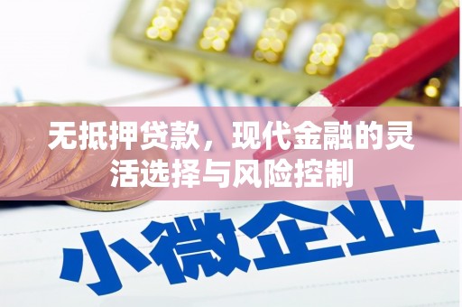 永泰无抵押贷款，现代金融的灵活选择与风险控制