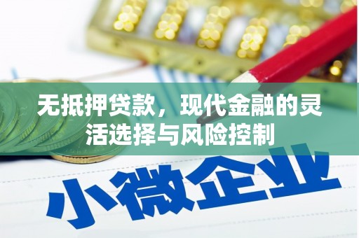 永泰无抵押贷款，现代金融的灵活选择与风险控制