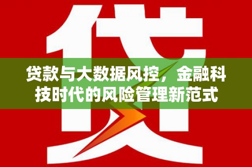 永泰贷款与大数据风控，金融科技时代的风险管理新范式