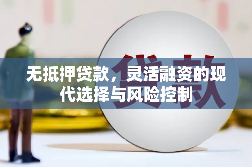 永泰无抵押贷款，灵活融资的现代选择与风险控制