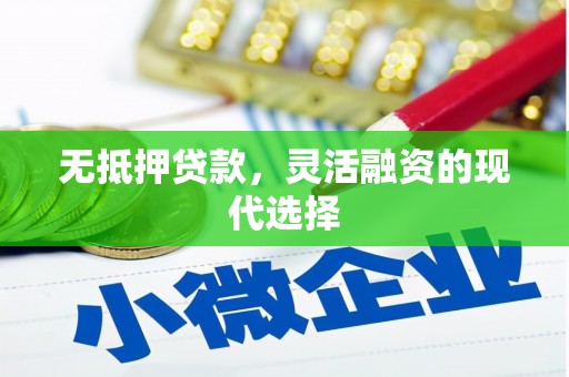 永泰无抵押贷款，灵活融资的现代选择