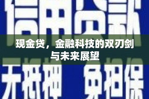 永泰现金贷，金融科技的双刃剑与未来展望