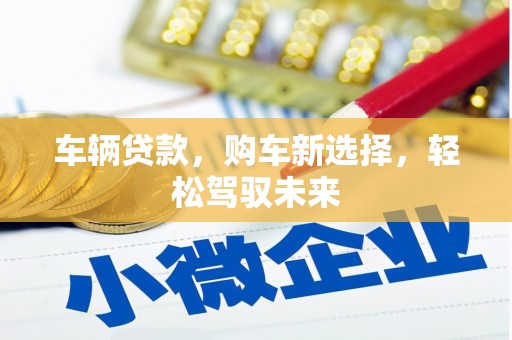 永泰车辆贷款，购车新选择，轻松驾驭未来