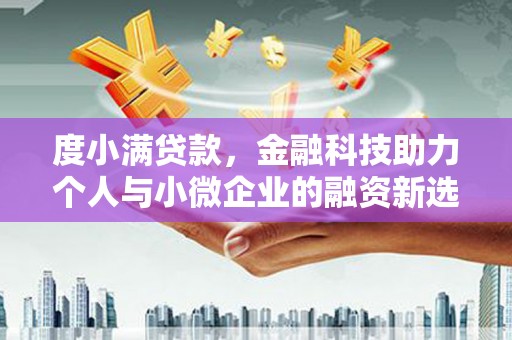 永泰度小满贷款，金融科技助力个人与小微企业的融资新选择
