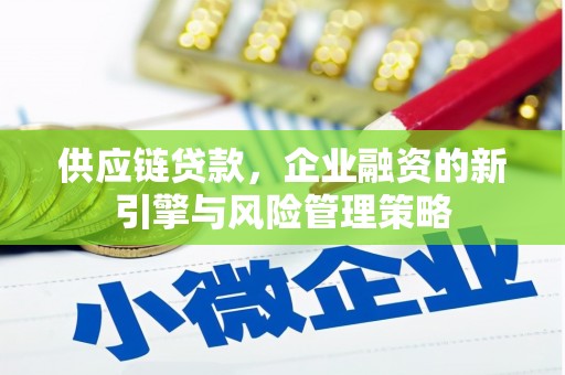 永泰供应链贷款，企业融资的新引擎与风险管理策略