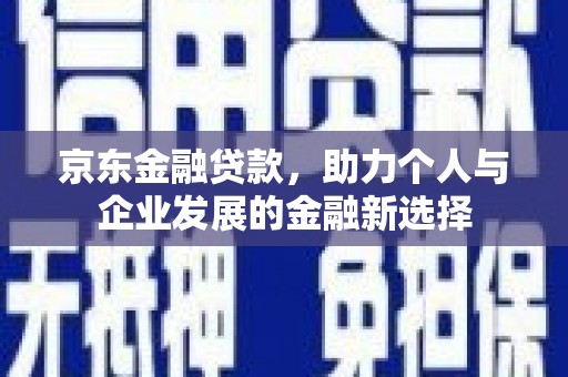 永泰京东金融贷款，助力个人与企业发展的金融新选择