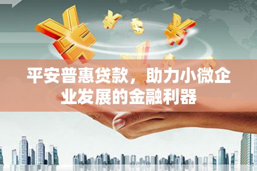 永泰平安普惠贷款，助力小微企业发展的金融利器