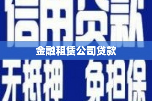 永泰金融租赁公司贷款