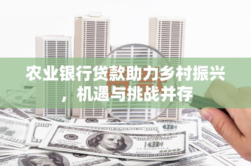 永泰农业银行贷款助力乡村振兴，机遇与挑战并存