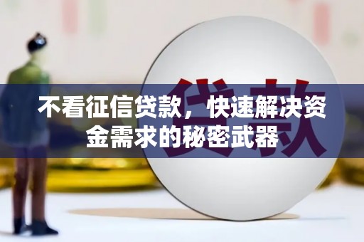 永泰不看征信贷款，快速解决资金需求的秘密武器