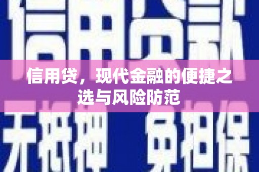 永泰信用贷，现代金融的便捷之选与风险防范
