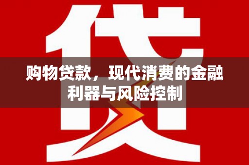 永泰购物贷款，现代消费的金融利器与风险控制