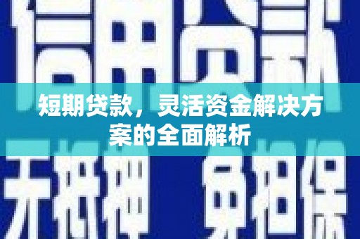 永泰短期贷款，灵活资金解决方案的全面解析