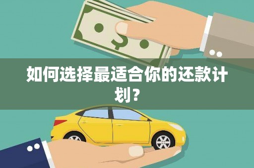 永泰如何选择最适合你的还款计划？